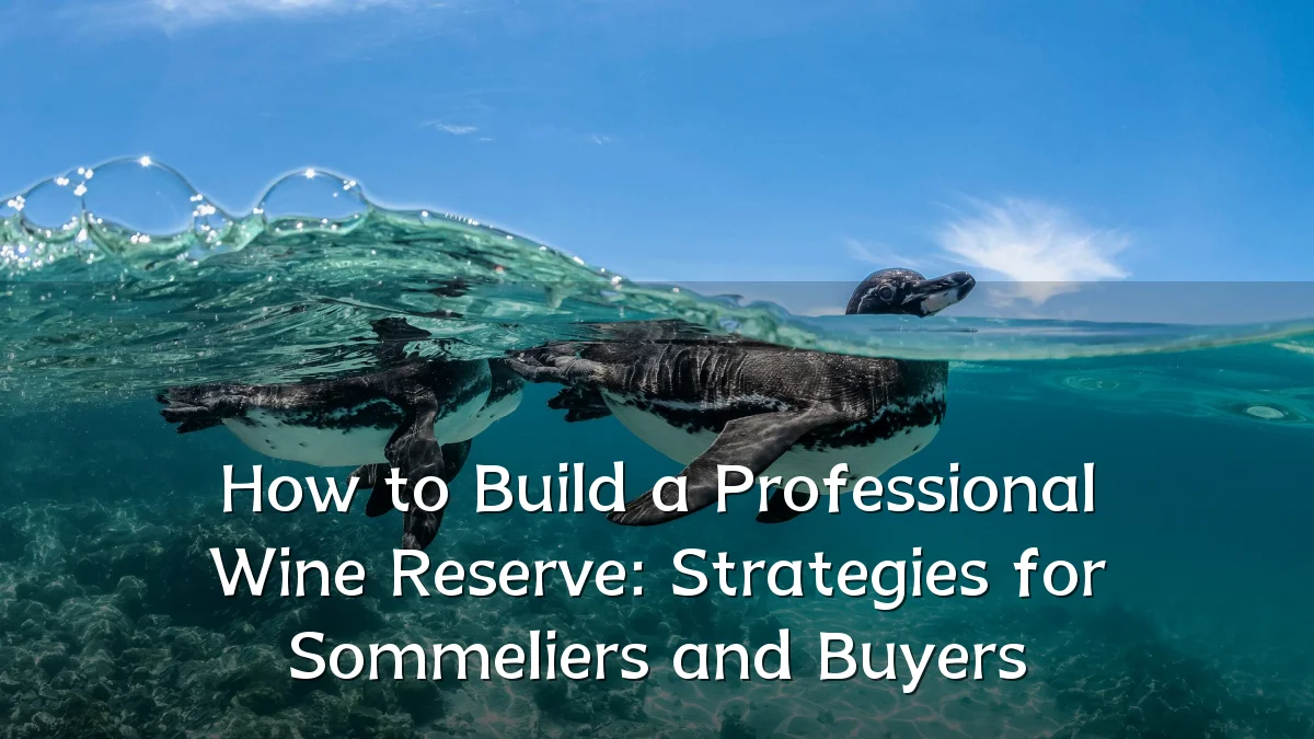 How to Build a Professional Wine Reserve: Strategies for Sommeliers and Buyers
