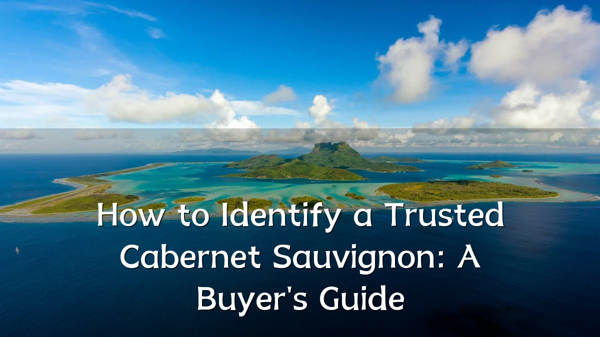 How to Identify a Trusted Cabernet Sauvignon: A Buyer's Guide
