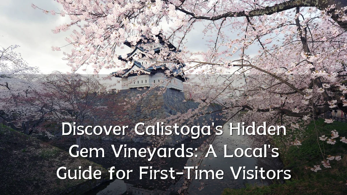 Discover Calistoga's Hidden Gem Vineyards: A Local's Guide for First-Time Visitors