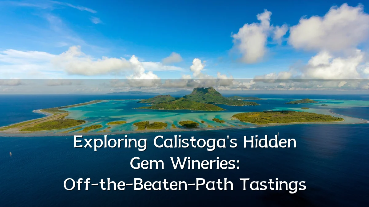 Exploring Calistoga's Hidden Gem Wineries: Off-the-Beaten-Path Tastings