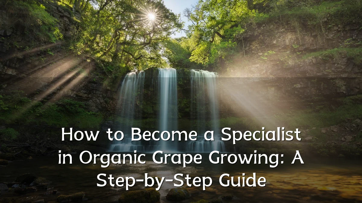How to Become a Specialist in Organic Grape Growing: A Step-by-Step Guide