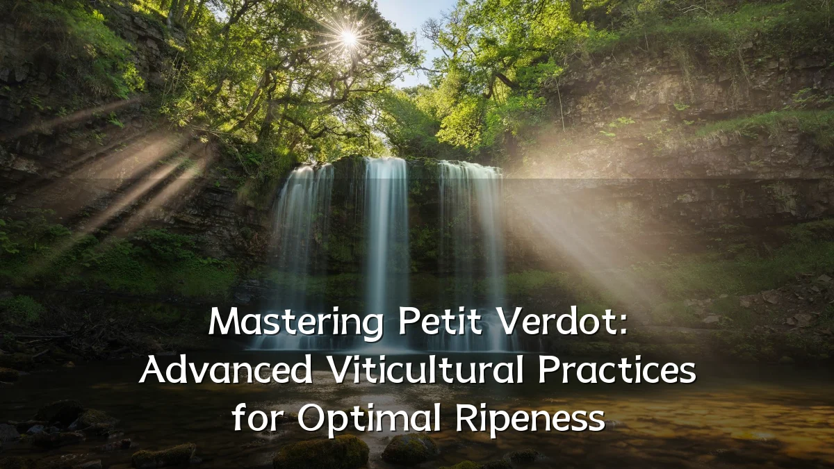 Mastering Petit Verdot: Advanced Viticultural Practices for Optimal Ripeness