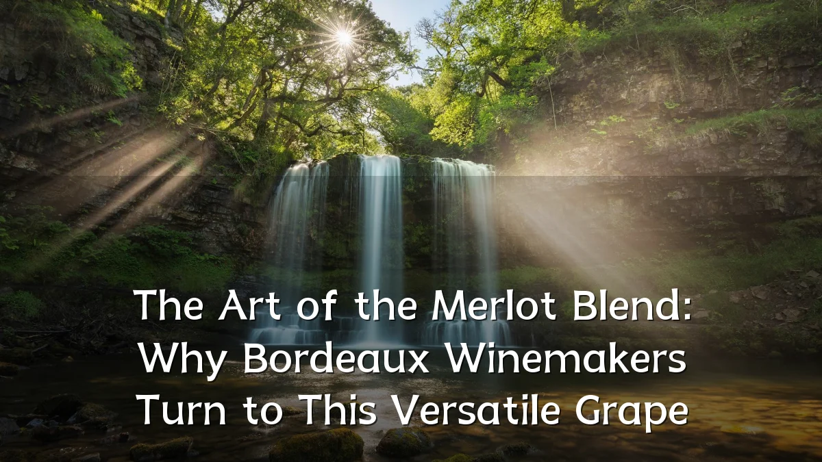 The Art of the Merlot Blend: Why Bordeaux Winemakers Turn to This Versatile Grape