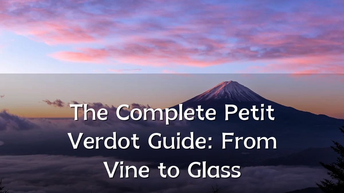 The Complete Petit Verdot Guide: From Vine to Glass