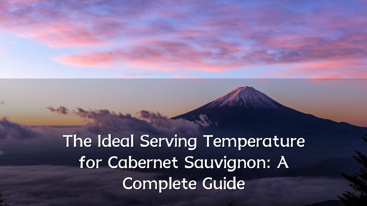 The Ideal Serving Temperature for Cabernet Sauvignon: A Complete Guide