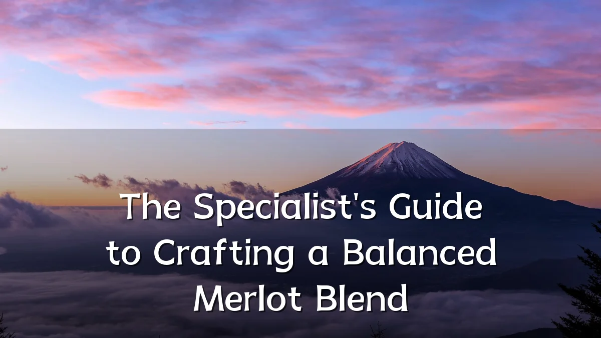 The Specialist's Guide to Crafting a Balanced Merlot Blend
