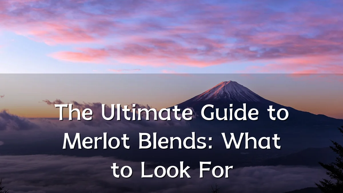 The Ultimate Guide to Merlot Blends: What to Look For
