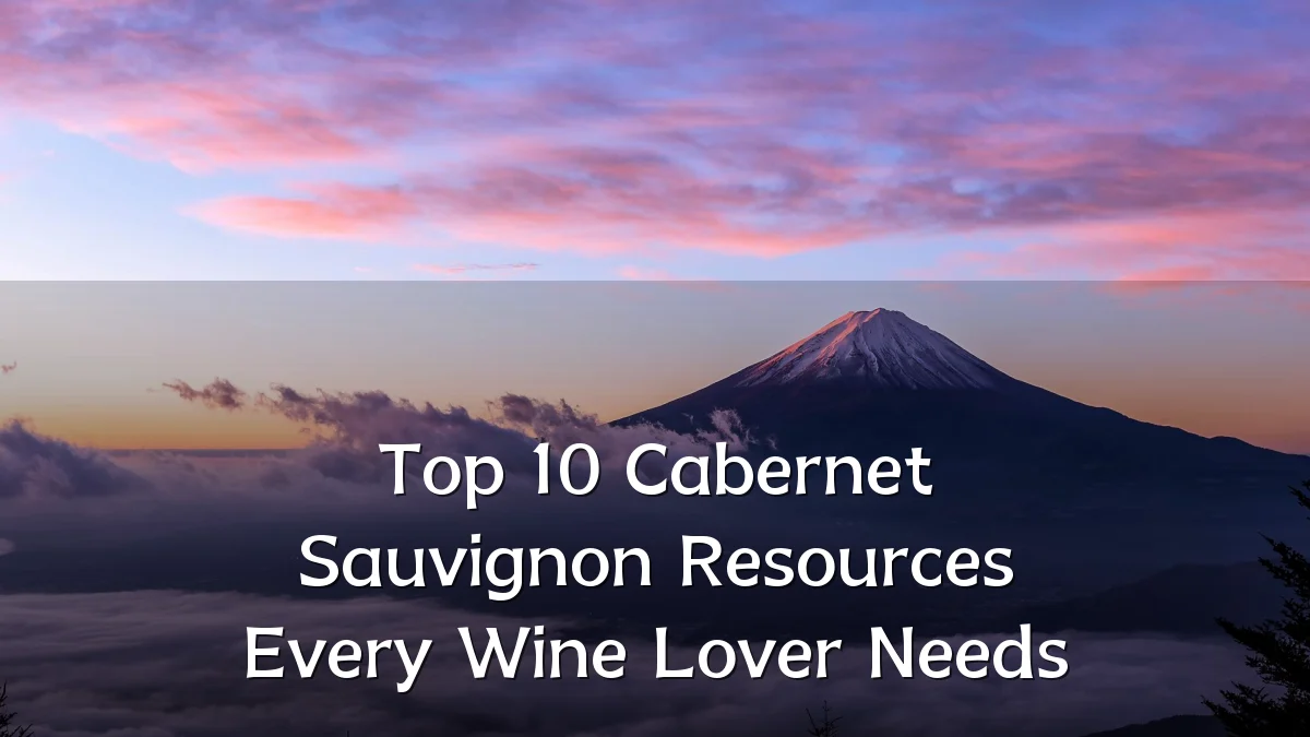 Top 10 Cabernet Sauvignon Resources Every Wine Lover Needs