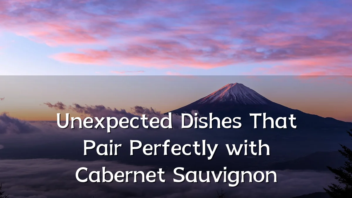 Unexpected Dishes That Pair Perfectly with Cabernet Sauvignon