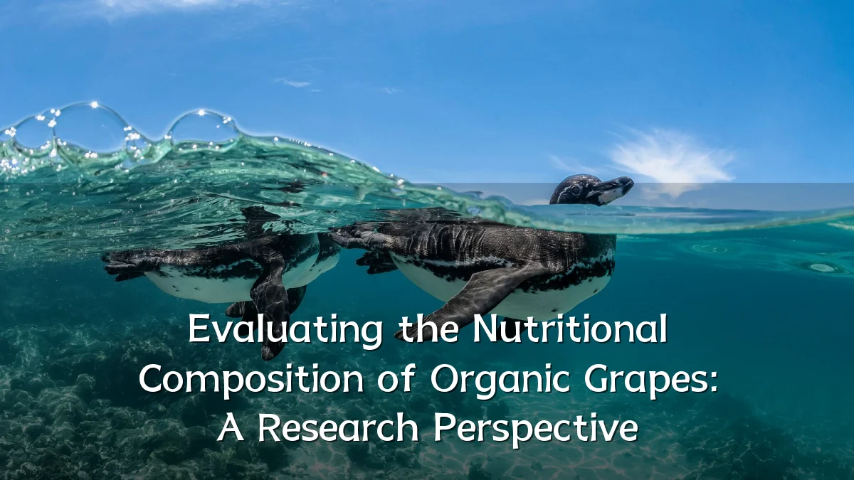 Evaluating the Nutritional Composition of Organic Grapes: A Research Perspective