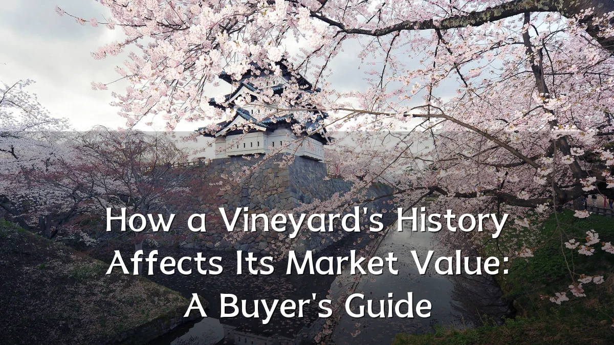 How a Vineyard's History Affects Its Market Value: A Buyer's Guide