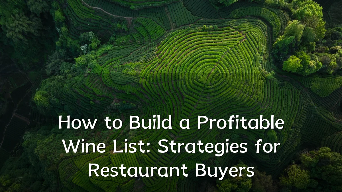 How to Build a Profitable Wine List: Strategies for Restaurant Buyers