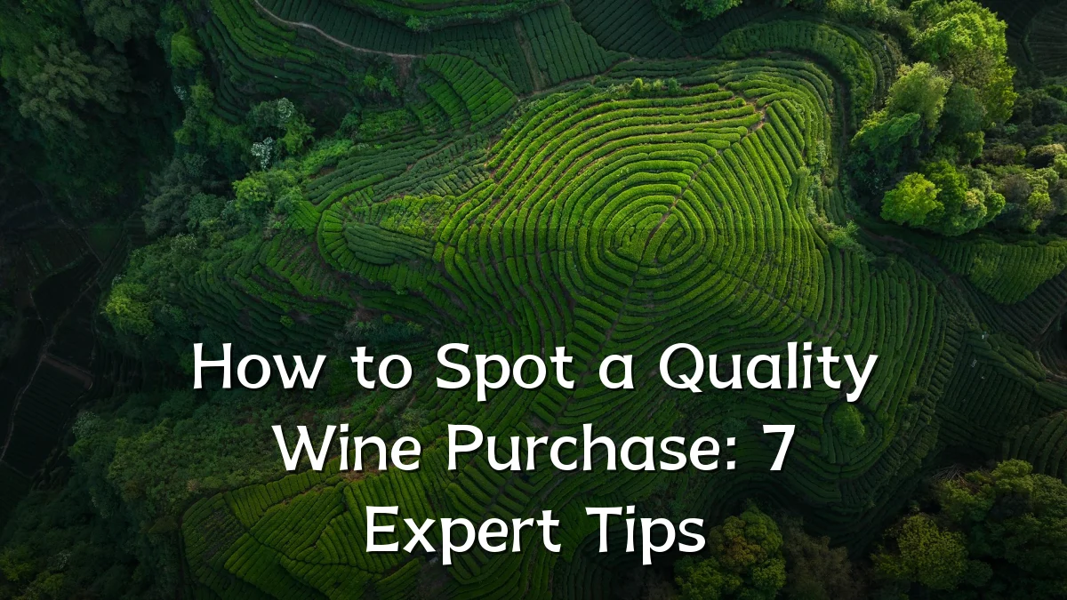 How to Spot a Quality Wine Purchase: 7 Expert Tips