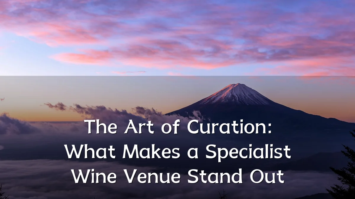 The Art of Curation: What Makes a Specialist Wine Venue Stand Out