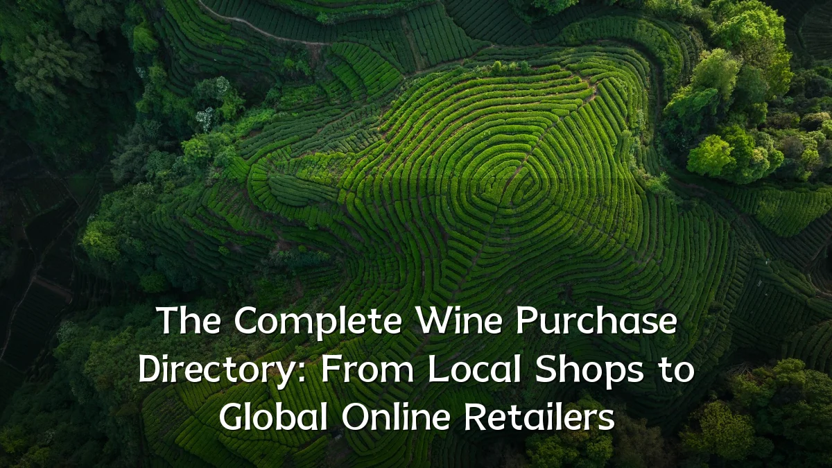The Complete Wine Purchase Directory: From Local Shops to Global Online Retailers
